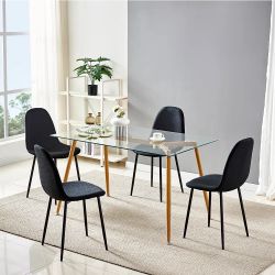 Rectangular Glass Dining Table (No Chairs)