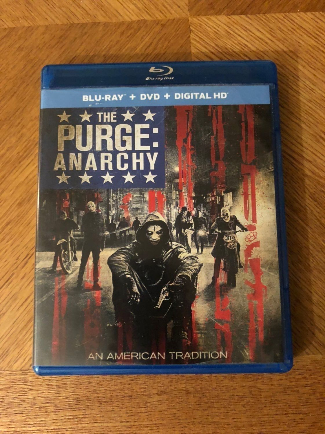 The Purge Anarchy Blu ray + DVD movie Frank Grillo Michael Kenneth Williams