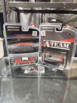 Movie cars Christine & a team $10 each hot wheels