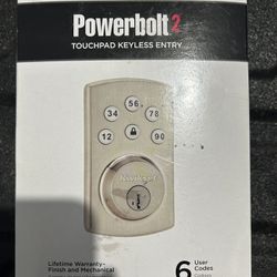 Powerbolt Door Lock Touch Pad 