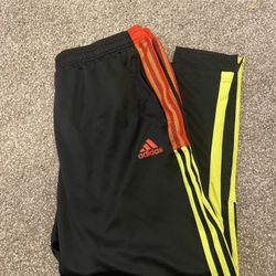 2XL Black & Red Adidas Sweatpants 