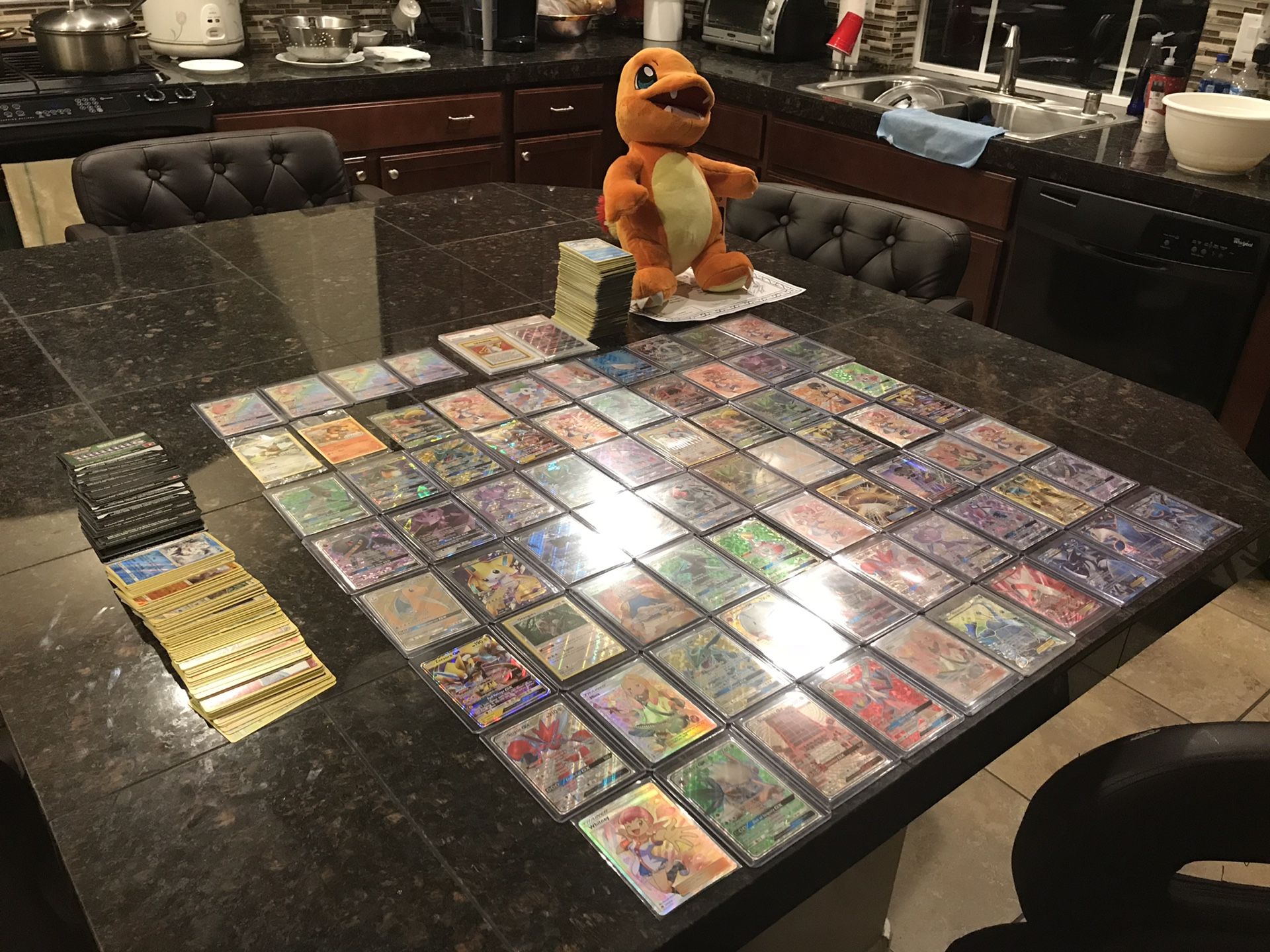 Huge Pokemon Card Collection (Full Art, GX, PSA)