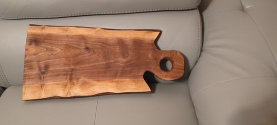 Cutting Board Black Walnut 15"L x 10-12" W