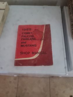 Service Manual For 1965 Year Ford Cars 
