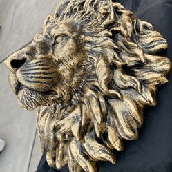 Lion Bust Wall Art 