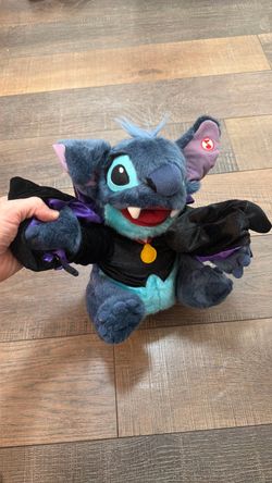 Disney Lilo & Stitch Vampire Plush WORKS Halloween Music Motion Laughs Talks 13"