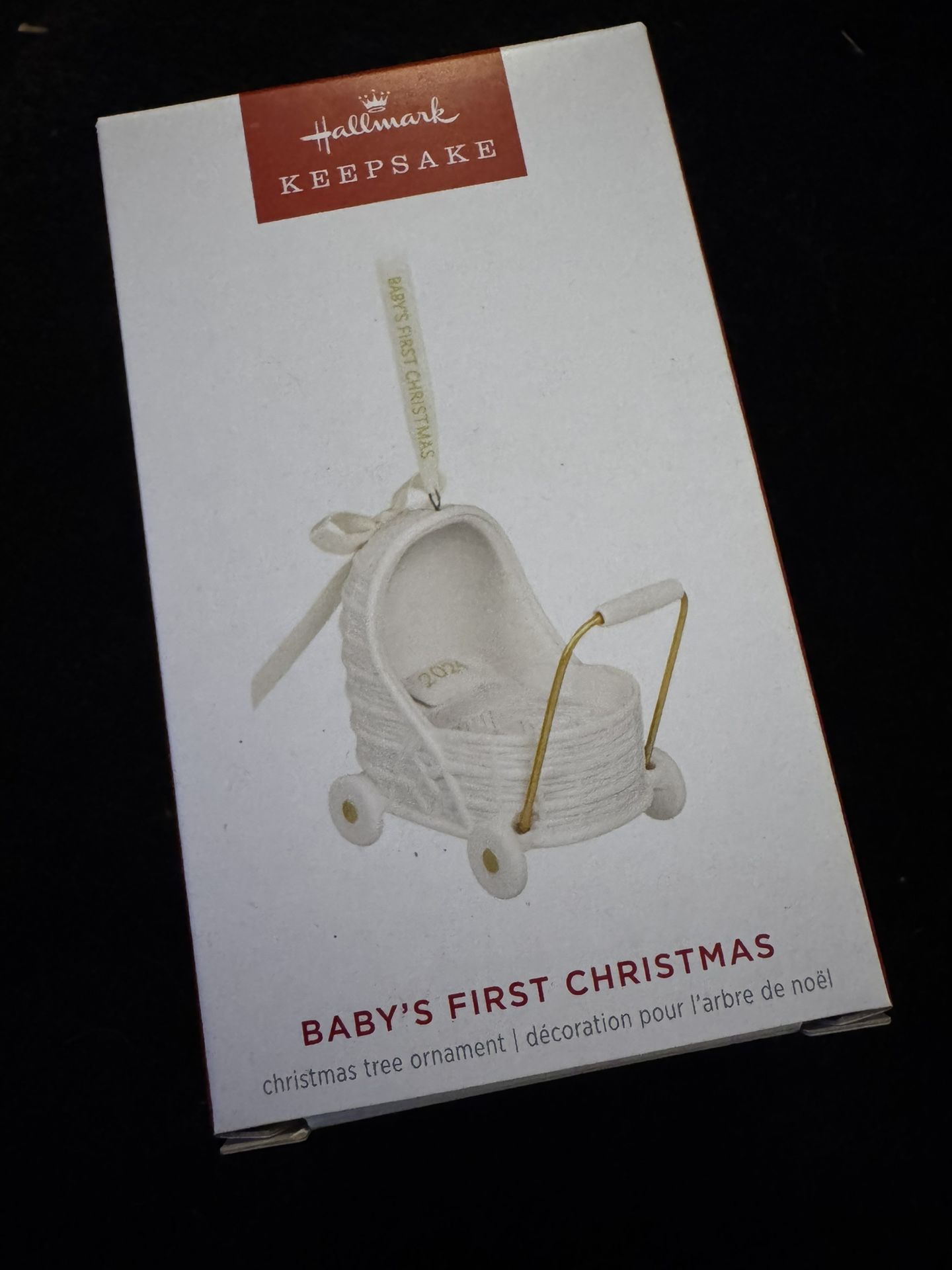 Baby’s First Christmas 2024 Ornament $5