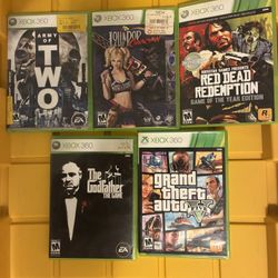  Xbox 360 Games With Manuals Complete