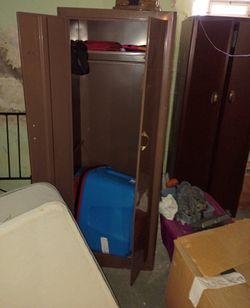 Steel double door storage cabinet