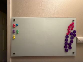 Magnetic Glass Dry Quartet Erase Whiteboard