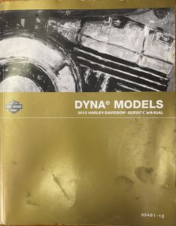 Harley Davidson 2012 Dyna Model sService Manual