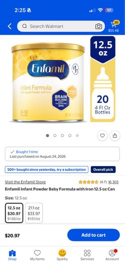 Baby formula