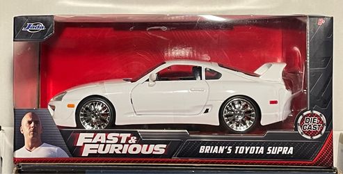 Fast & Furious Brians White Toyota Supra New