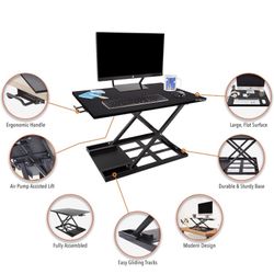 Barely Used Standing Desk  Hydraulic 