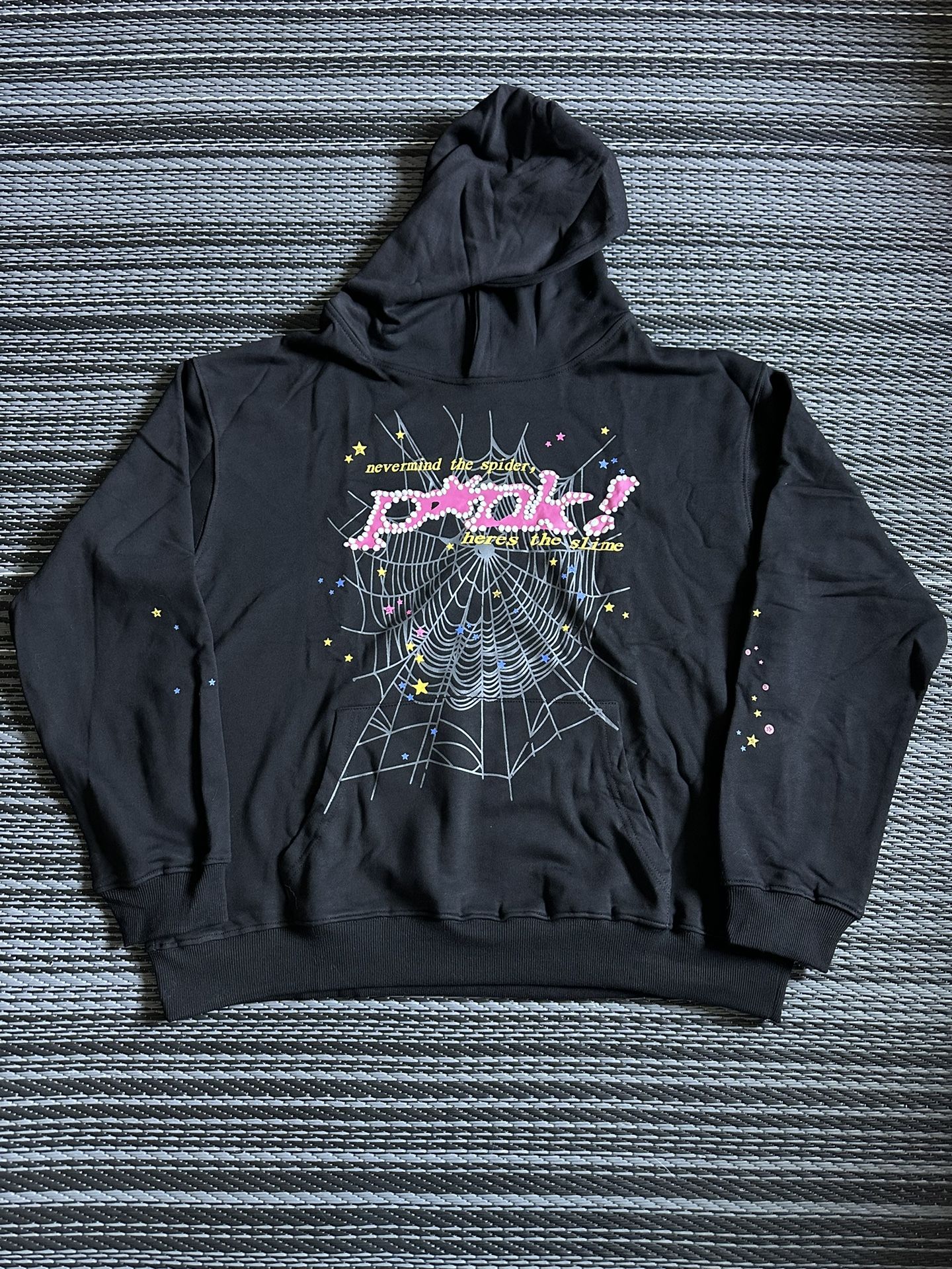 Black SP5DER Hoodie -Size Xl