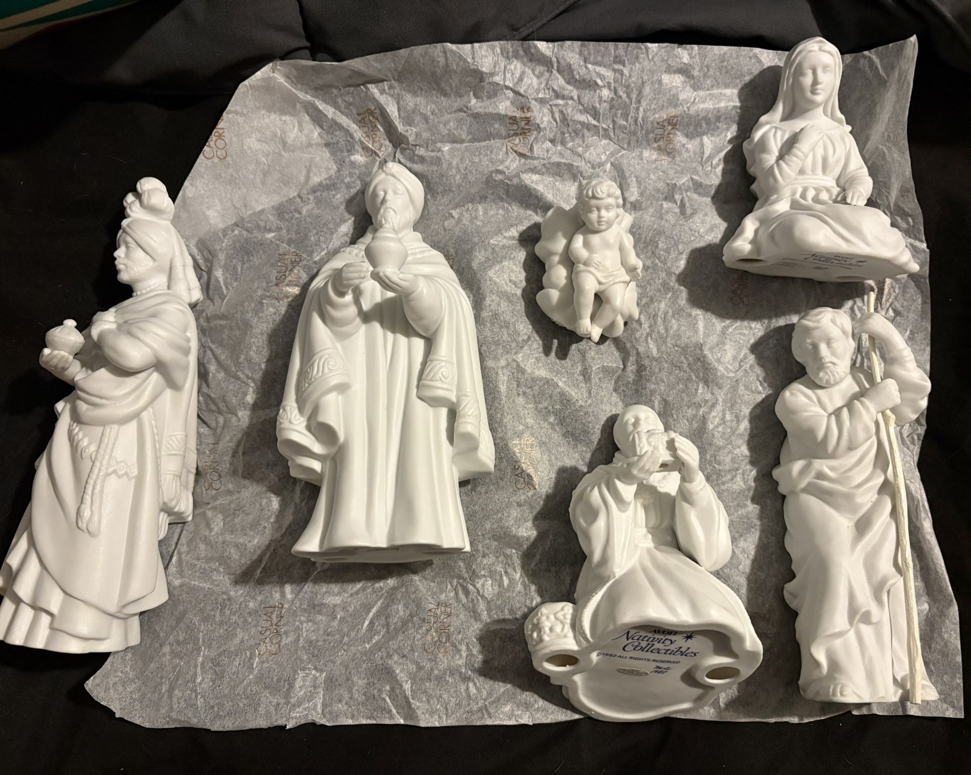 Avon 1982 Ceramic Nativity Set