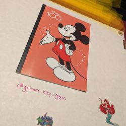 Japan Exclusive Disney 100 Notebook Mickey