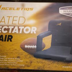 Brand New Never Used Aceletiqs Wide Double Heated Stadium Seats for Bleachers with Back Support