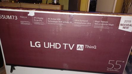 55inch LG UHD SMART TV AI ThinQ