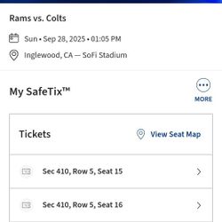 Rams Vs Colts