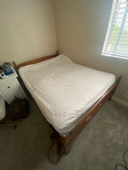 3 piece bed with mattress and box spring