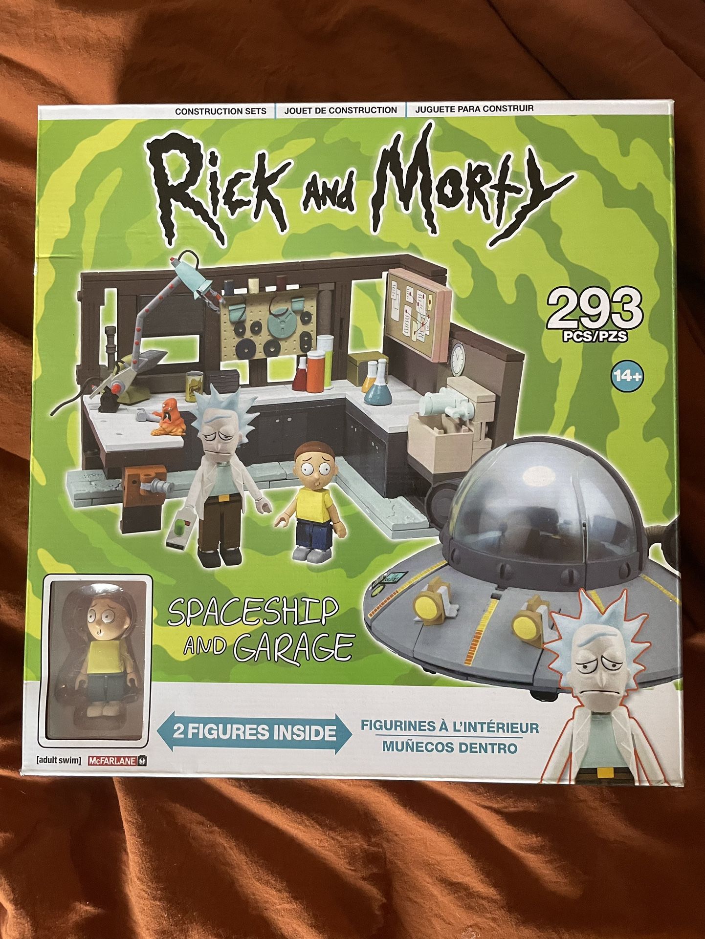 Rick And Morty Lego Set Spaceship And Garage