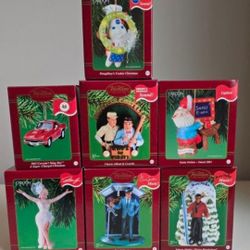 Carlton Cards Heirloom Collection Ornaments Sinatra, Monroe, Mathis (+Elvis)  - 9 Total