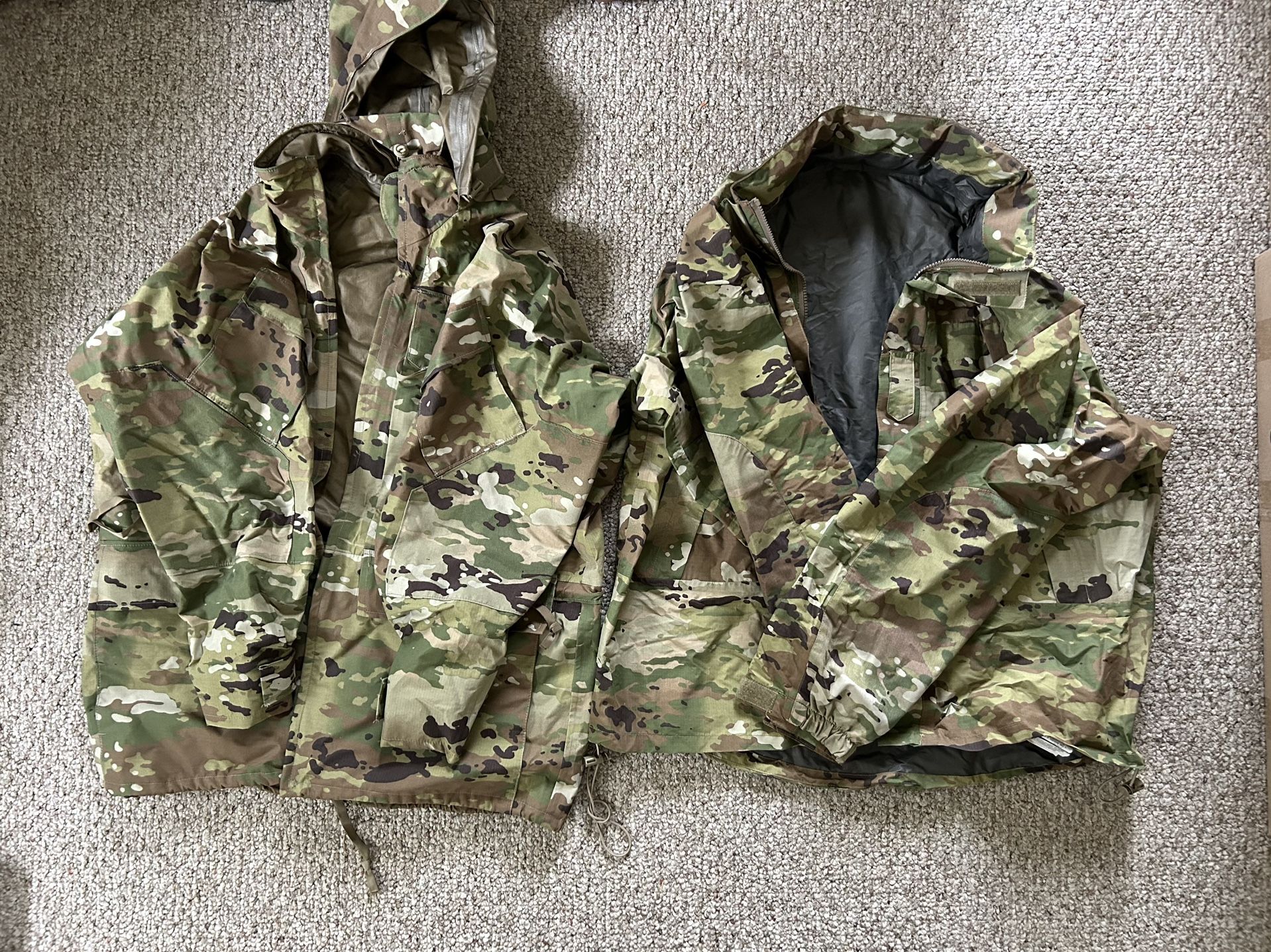 Military Grade Rain Coats W/ Fleece