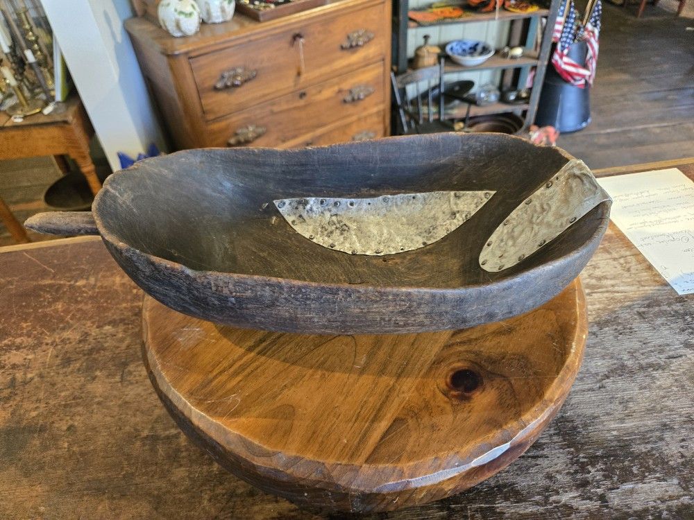 Large Antique Primitive African Scoop/Bowl