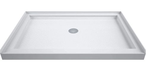 48" W X 32" D Acrylic Shower base - White