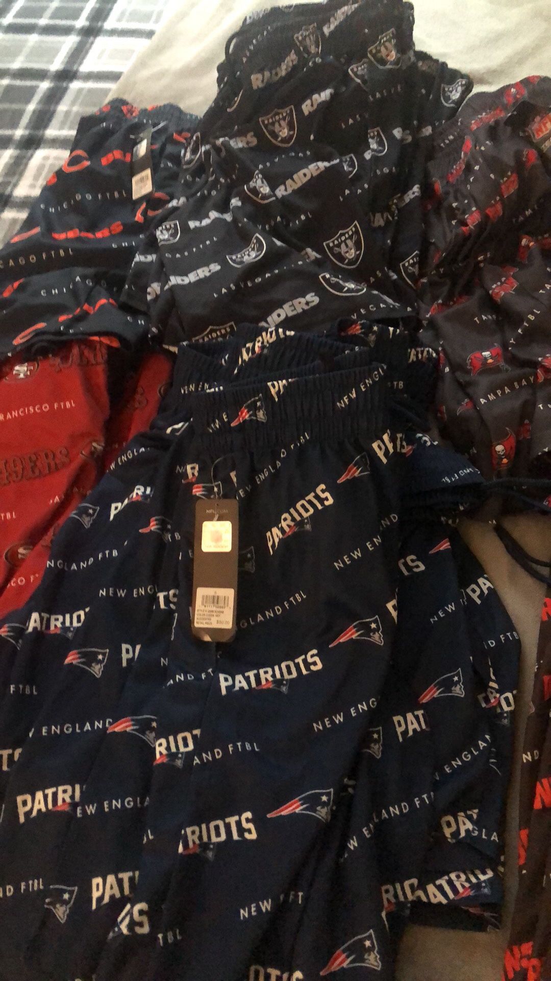 Bulk NFL Shorts 28 Piece Mix Sizes