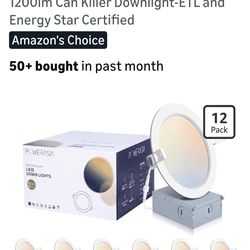 New 12pk Led Smart Lights 6"