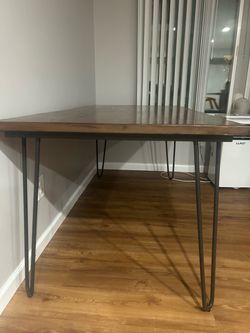 Rustic Modern Wood Dining Table