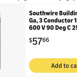 3 Conductor 600 V Wire 10 Ft