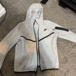 Grey Tech Fleece Hoodie