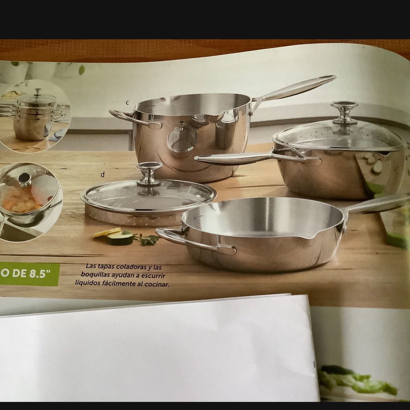 Set de ollas de 10” Healthy Cook Solutions. Princess House $275 for Sale in  Riverside, CA - OfferUp