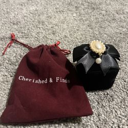 Adjustable Valentines Promise Ring  