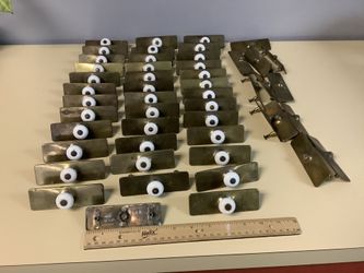 ANTIQUE  BRASS  KITCHEN  HANDLES /PULLS