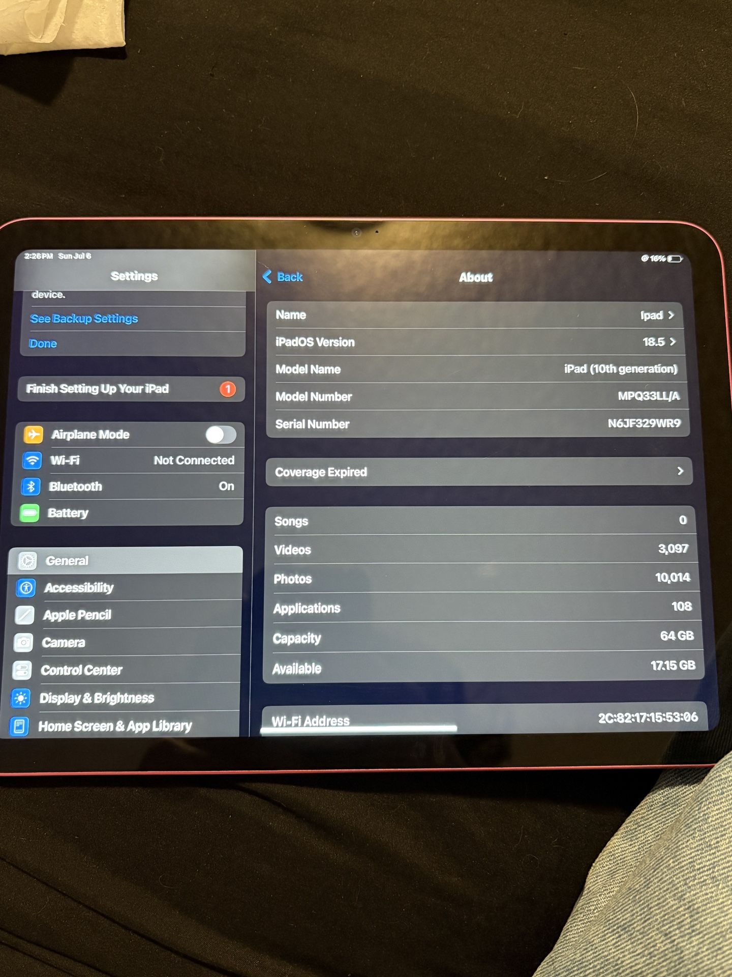 10th Gen Ipad