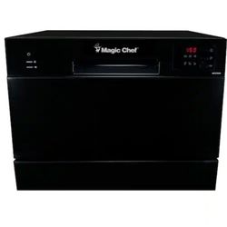 Magic Chef
21 in. Black Electronic Countertop 120-volt Dishwasher with 6-Cycles, 6 Place Settings Ca
