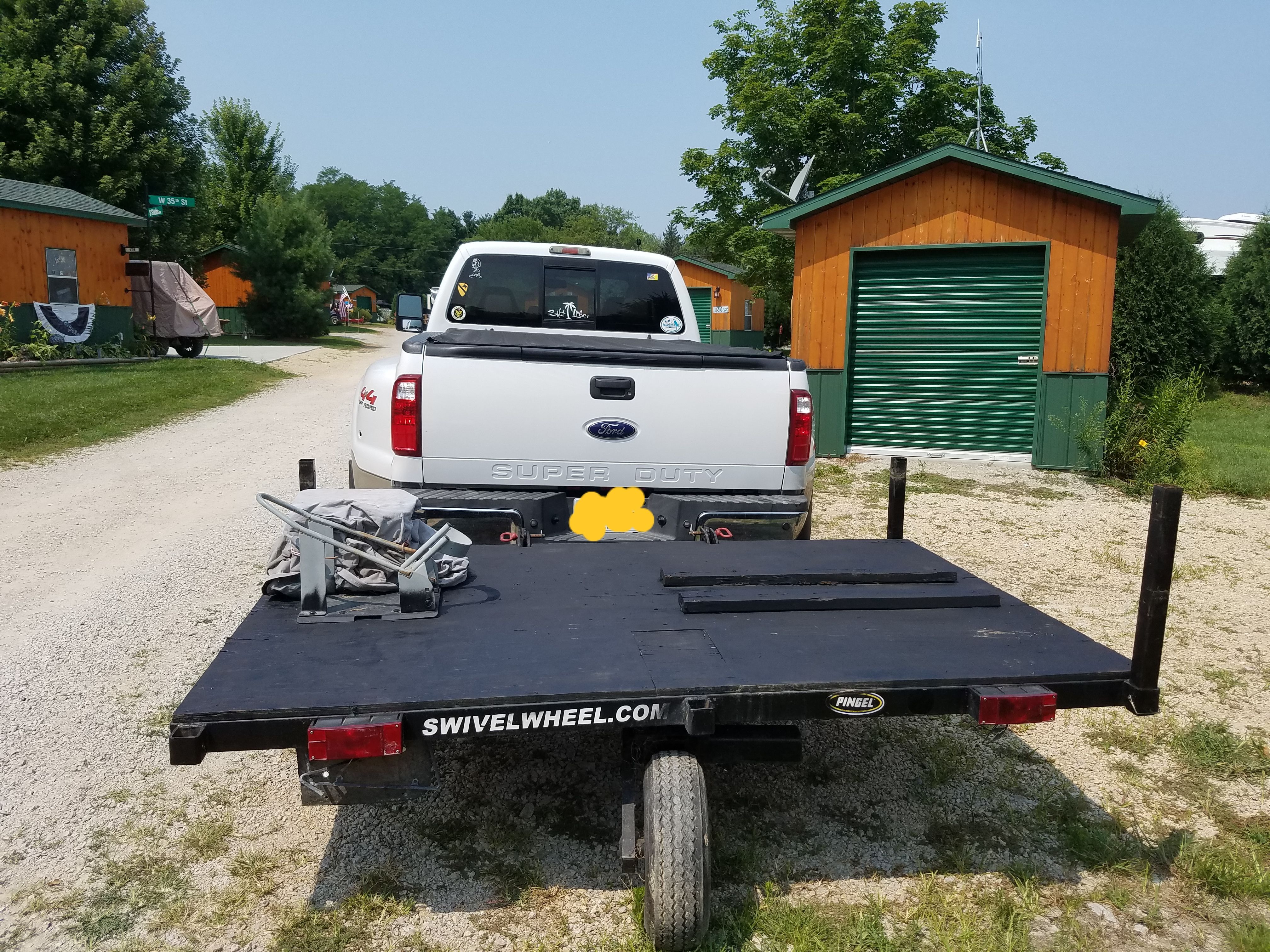 Swivelwheel Single Wheel Trailer - 1,000 lbs. Capacity