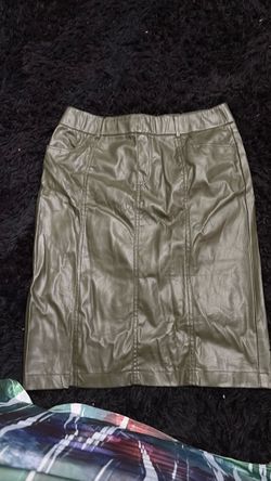 Leather skirt