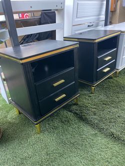 Night stand with charging station