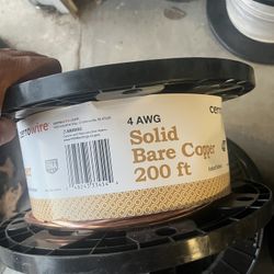 Bare Copper Ground #4 200ft 