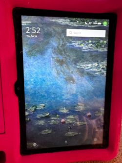 Amazon Fire HD 8 10th Gen 32GB Wi-Fi Tablet w/ Pink Kid-Proof Case