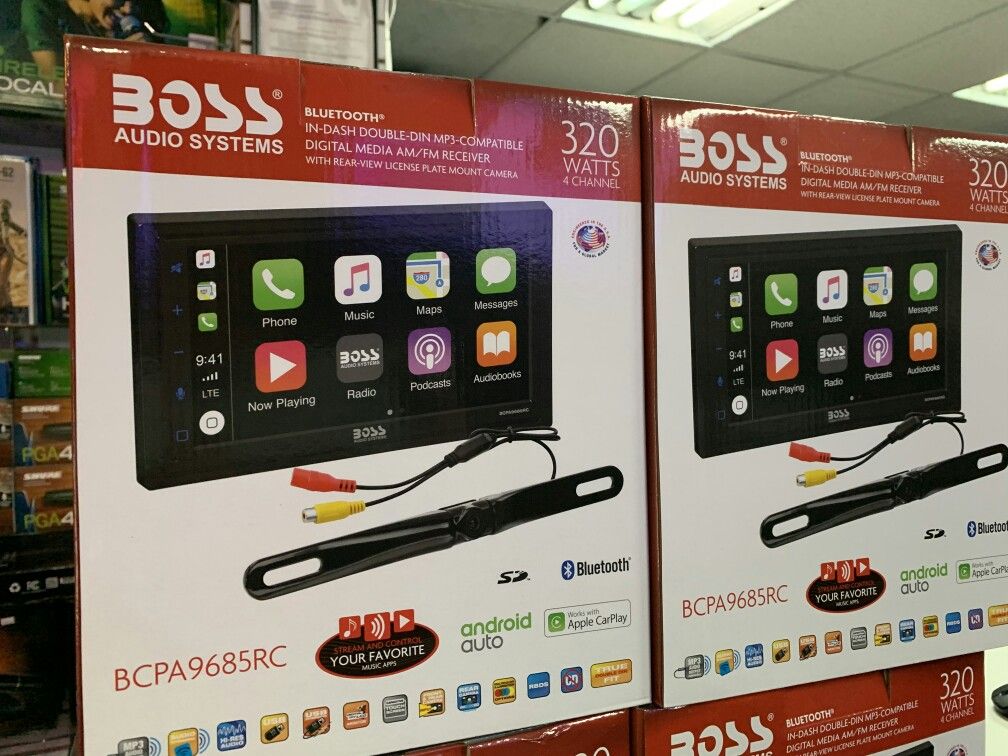 Boss elite stereo with Apple carplay and Android auto. Only 179.99