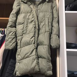 H&M Green Coat 
