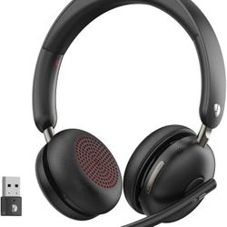 Wireless Headset with Mic for Work 