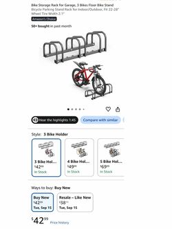 Bike Storage Rack for up to 3 Bikes. Located on the Eastside by Eastlake