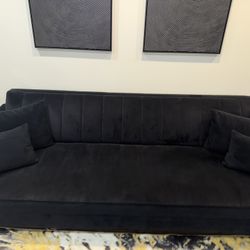 DELPHINE SOFA-black 